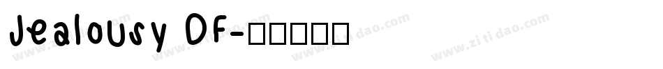 Jealousy DF字体转换
